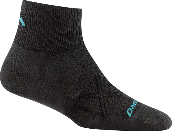 Darn Tough Womens 1017 Merino Wool 1/4 Crew Running Socks