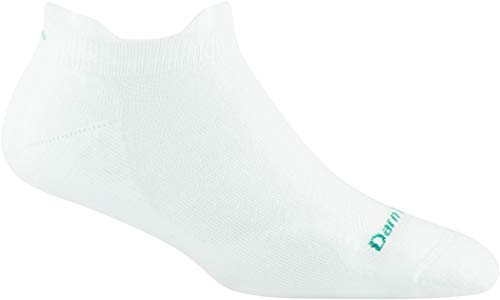 Darn Tough Womens 1052 Run Coolmax No Show Tab Ultra-Lightweight with Cushion Merino Wool Socks