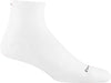 Darn Tough Mens 1055 Run Coolmax 1/4 Crew Ultra-Lightweight with Cushion Merino Wool Socks