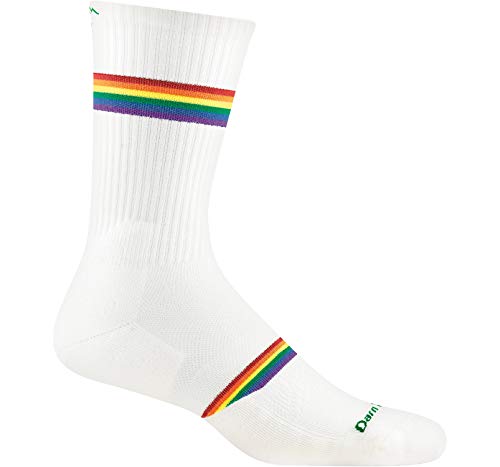 Darn Tough Mens 1111 Prism Crew Lightweight with Cushion Merino Wool Socks