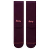 Stance Women's Baeday Socks,Small,Wine