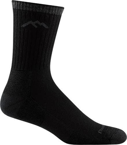 Darn Tough Mens 1466 Hiker Micro Crew Midweight with Cushion Merino Wool Socks