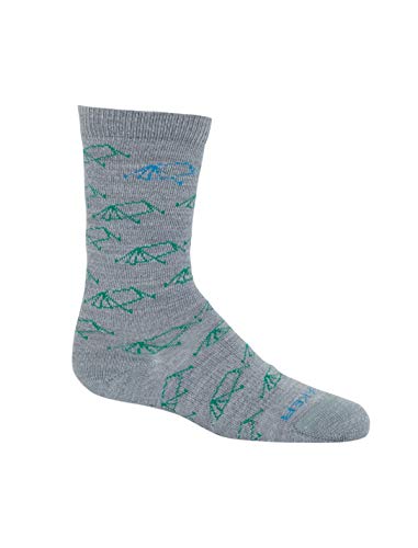 Icebreaker Unisex Kids 104428 Merino Wool Crew Fashion Socks