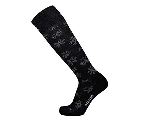 Point6 Unisex 1405 Merino Wool Knee High Ski/Snowboarding Socks