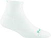 Darn Tough Womens 1048 Run 1/4 Crew Ultra-Lightweight with Cushion Merino Wool Socks