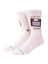 Stance Save Yourself Pink LG (Men's Shoe 9-12) Socks