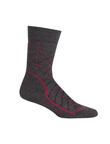 Icebreaker Mens 104251 Merino Wool Crew Hiking Socks