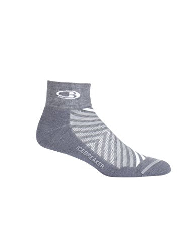 Icebreaker Mens 104211 Merino Wool Ankle Running Socks