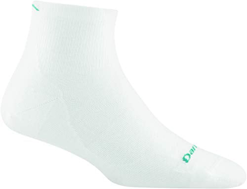 Darn Tough Womens 1044 Run 1/4 Crew Ultra-Lightweight Merino Wool Socks