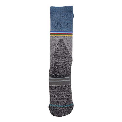 Stance Men's Adventure 360 Jimmy Chin Nepal Trek Socks (Grey, Large)