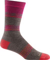 Darn Tough Mens 6062 Flash Stripe Crew Lightweight Merino Wool Socks