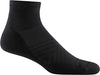 Darn Tough Mens 1055 Run Coolmax 1/4 Crew Ultra-Lightweight with Cushion Merino Wool Socks
