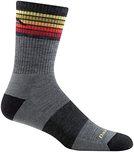 Darn Tough Mens 1973 Kelso Micro Crew Lightweight with Cushion Merino Wool Socks