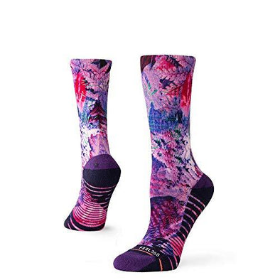 Stance Women's Palm Crew Socks,Medium,Purple