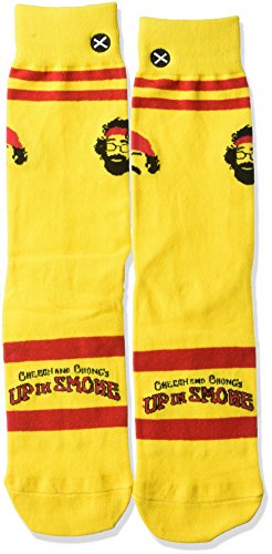 Odd Sox Unisex Crew Novelty Socks, Cheech and Chong Varsity, One Size