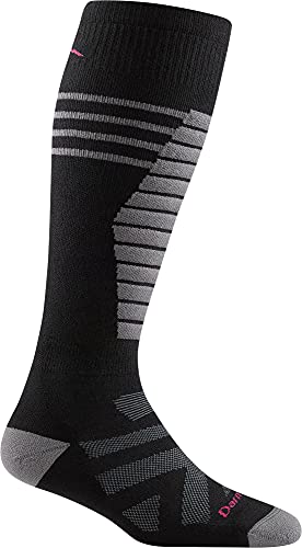 Darn Tough Womens 8030 Edge Thermolite OTC Midweight with Cushion Padded Shin Merino Wool Socks