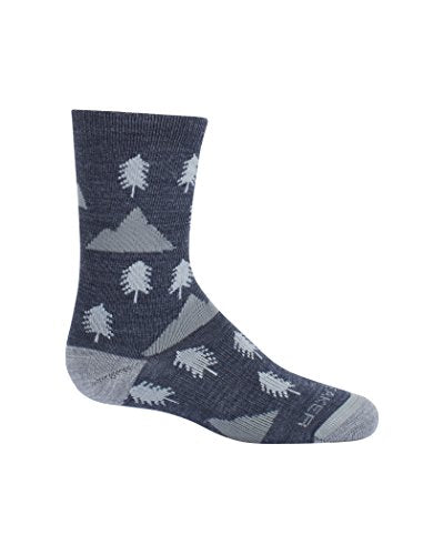 Icebreaker Unisex Kids 104193 Merino Wool Crew Fashion Socks