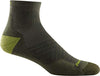 Darn Tough Mens 1040 Run 1/4 Crew Ultra-Lightweight with Cushion Merino Wool Socks