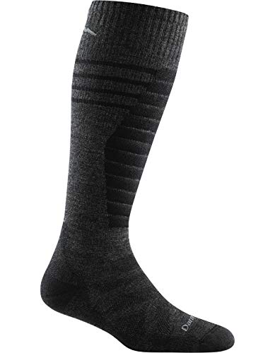 Darn Tough Womens 8013 Edge OTC Midweight with Cushion Padded Shin Merino Wool Socks
