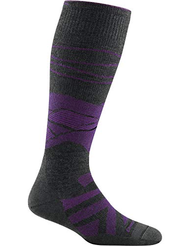 Darn Tough Womens 8009 Sea to Sky OTC Lightweight with Cushion Merino Wool Socks