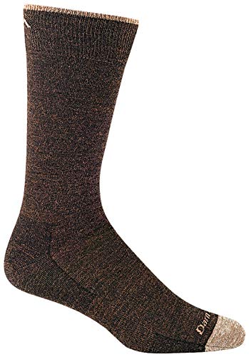 Darn Tough Mens 6032 Solid Crew Lightweight Merino Wool Socks