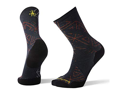 Smartwool Men's PhD Run Light Elite Print Crew Socks