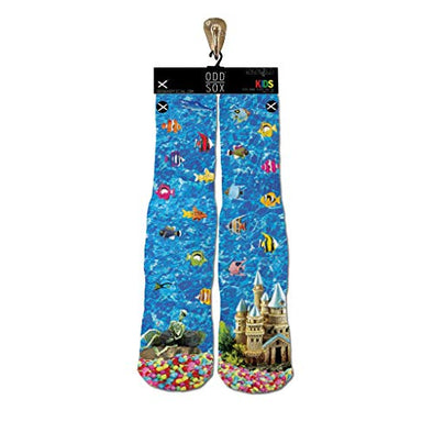 Odd Sox Kids Crew Novelty Socks, Fishies, One Size