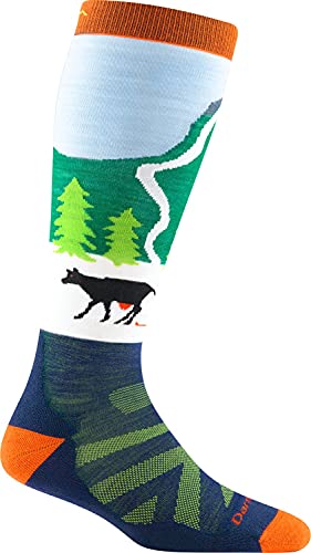 Darn Tough Kids 3036 Pow Cow OTC Midweight with Cushion Merino Wool Socks