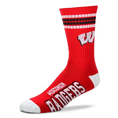 FBF Originals Adult 504-wisconsin-univ  Crew Fashion Socks