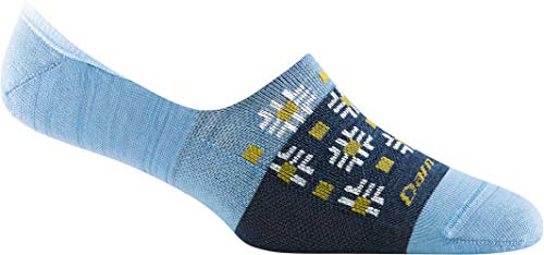 Darn Tough Womens 6045 Topless Braid No Show Hidden Lightweight Merino Wool Socks