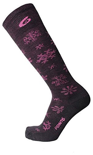 Point6 Unisex 1405 Merino Wool Knee High Ski/Snowboarding Socks