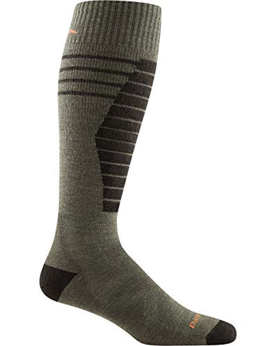 Darn Tough Mens 8007 Edge OTC Midweight with Cushion Padded Shin Merino Wool Socks