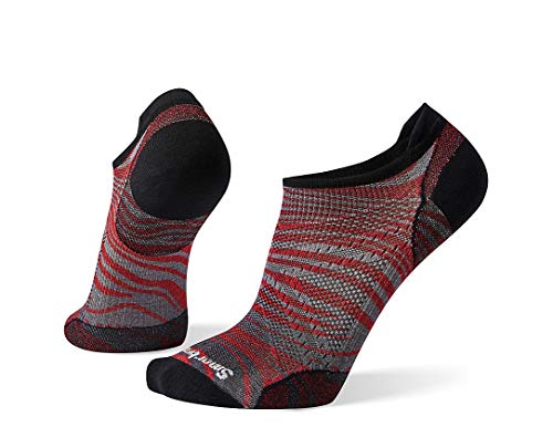 Smartwool Men's PhD Run Ultra Light Wave Print Micro Socks