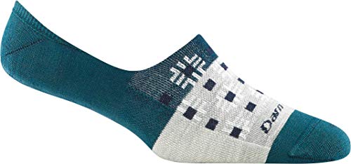 Darn Tough Womens 6045 Topless Braid No Show Hidden Lightweight Merino Wool Socks