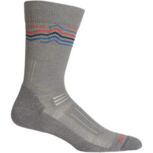 Icebreaker Mens 104651 Merino Wool Crew Hiking Socks