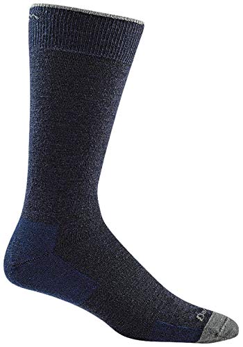Darn Tough Mens 6032 Solid Crew Lightweight Merino Wool Socks