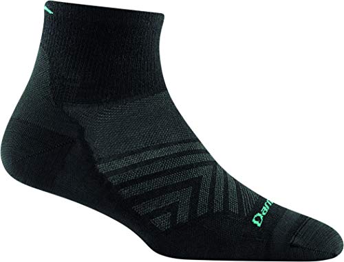 Darn Tough Womens 1044 Run 1/4 Crew Ultra-Lightweight Merino Wool Socks