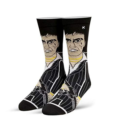 Odd Sox Unisex Crew Novelty Socks, Tony Montana 360, One Size