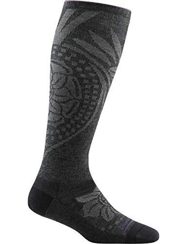 Darn Tough Womens 6043 Chakra Knee High Lightweight Graduated Light Compression Merino Wool Socks