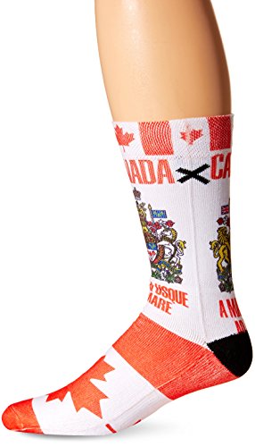 Odd Sox Unisex Crew Novelty Socks, UN Canada, One Size