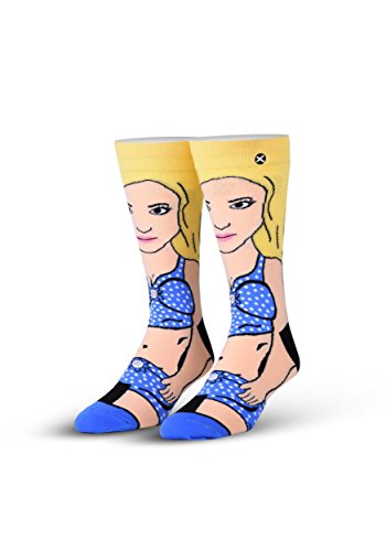 Odd Sox Unisex Crew Novelty Socks, Charlotte Flair 360, One Size