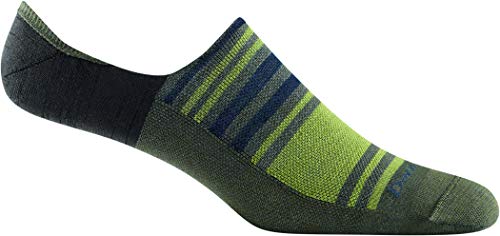 Darn Tough Mens 6057 Topless Stripe No Show Hidden Lightweight Merino Wool Socks