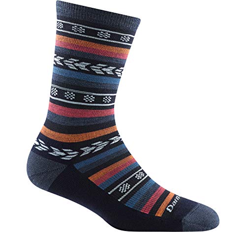 Darn Tough Womens 6040 Bronwyn Crew Lightweight with Cushion Merino Wool Socks