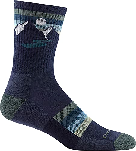 Darn Tough Mens 1997 Sunset Ridge Micro Crew Lightweight with Cushion Merino Wool Socks