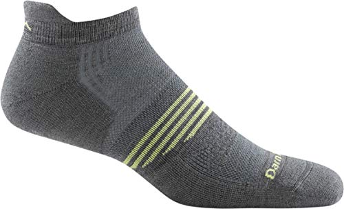 Darn Tough Mens 1101 Element No Show Tab Lightweight with Cushion Merino Wool Socks