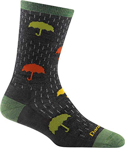 Darn Tough Womens 6053 Umbrellas Crew Lightweight Merino Wool Socks