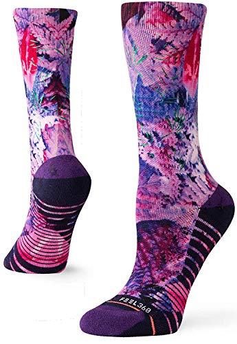 Stance Palm Crew Purple SM (Women's Shoe 5-7.5) Socks