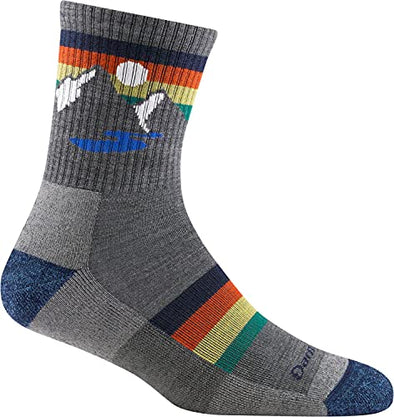 Darn Tough Kids 3033 Sunset Ridge Jr. Micro Crew Lightweight with Cushion Merino Wool Socks