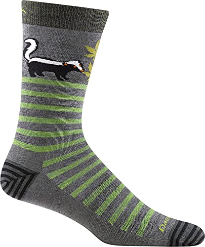 Darn Tough Mens 6066 Animal Haus Crew Lightweight Merino Wool Socks