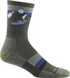 Darn Tough Mens 1997 Sunset Ridge Micro Crew Lightweight with Cushion Merino Wool Socks